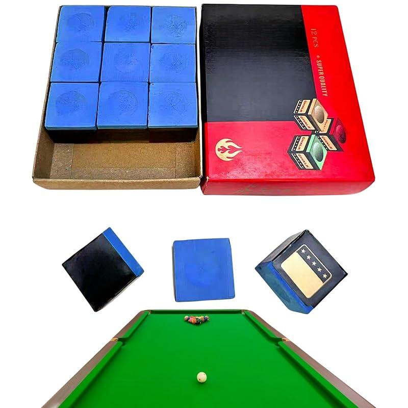 Mi opinión sobre la Tiza Billar Azul 12pcs: ¡imprescindible para jugar!